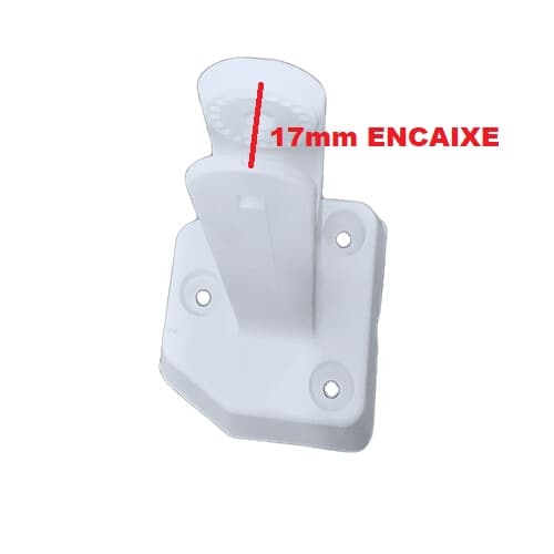 SUPORTE DE PAREDE VENTILADORES TRON OSCILANTE ATUAL - NYLON BRANCO - foto 1 de 3