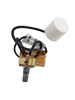 CONTROLE P/VENTILADOR DIMER ROTATIVO 0400W BIV C/CLIQUE - KNOB BOTAO BRANCO - CONTROLA PRODUTOS C/POTÊNCIA ATÉ 200WATTS