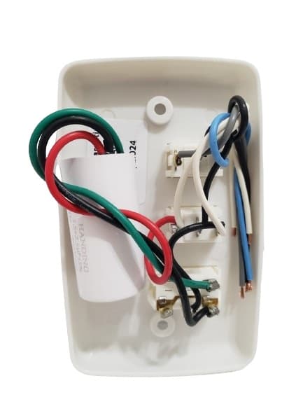 CHAVE P/VENTILADOR DE TETO 3-VEL CAP.04,0UF 1,5+2,5UF - 1 TECLA LUZ - P/ARGE LOREN SID RIOPRELUSTRES SPIRIT VENTI-DELTA-220V VENTISOL NEW MX-110V - foto 1 de 2
