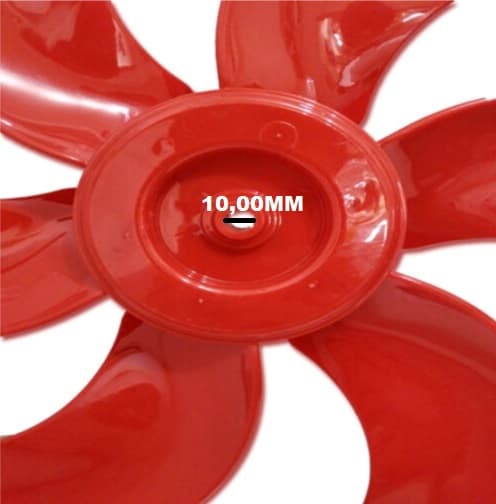 HELICE DE 50CM P/VENTILADOR TRON PREMIUM 6PAS COR VERMELHA MODELO ATUAL 2020/2021 - PONTA REDONDA ENCAIXE EM EIXO 10,0MM C/TRAVA TRASEIRA - foto 1 de 3