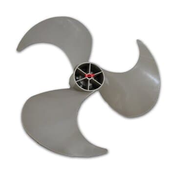 HELICE P/VENTILADOR CADENCE 30CM 3PAS EROS SUPREME VTR303 CINZA - EIXO 8,0MM PONTA MEIA LUA SEM TRAVA TRASEIRA