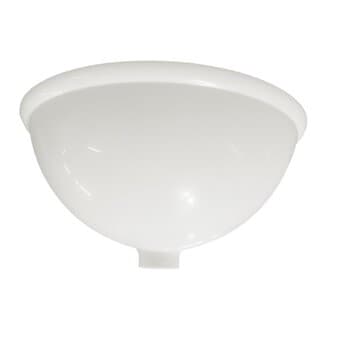 CANOPLA PLáSTICA SUPERIOR VENTILADOR DE TETO VENTI-DELTA LOREN SID ARGE TRON VENTISOL, ETC... COR BRANCA - DIâMETRO 14CM HASTE 1,8CM