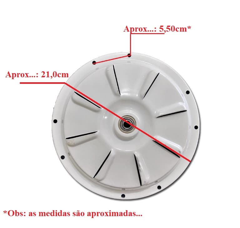 MOTOR P/VENTILADOR DE TETO VENTI-DELTA LUXO 110V BRANCO P/2OU 4PAS - MODELO C/ROSCA P/LUMINARIA - *USAR C/CAPACITOR 10,0UF (2 OU 3 FIOS) - foto 1 de 2