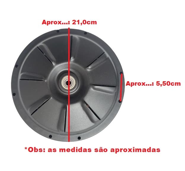 MOTOR P/VENTILADOR DE TETO VENTI-DELTA LIGHT LUXO 220V MICROTEXTURA COR PRETA P/2 OU 4PAS - C/ROSCA P/LUMINARIA - *USAR C/CAPACITOR 04,0UF (2 OU 3 FIO - foto 1 de 2