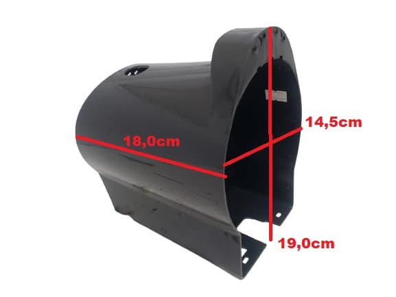 CAPACETE DO MOTOR DO VENTILADOR VENTI-DELTA 50/60CM DELTA VENTURA COR PRETA - MODELO PAREDE - CAPA PLASTICA COR PRETA - foto 1 de 2