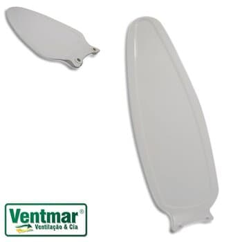 PA HELICE P/VENTILADOR DE TETO VENTISOL WIND LIGHT PETALOS PLASTICA BRANCA - *VENDIDA P/UNIDADE = 01-PA