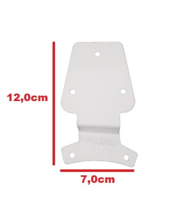 GARRA VENTI-DELTA MOTOR MAIOR - COR BRANCA LISA LUXO - *VENDIDA P/UNIDADE* - F/MT-5,0 F/PA-4,7CM - LUNÁTICO ETC...ENTRE OUTROS - foto 1 de 3