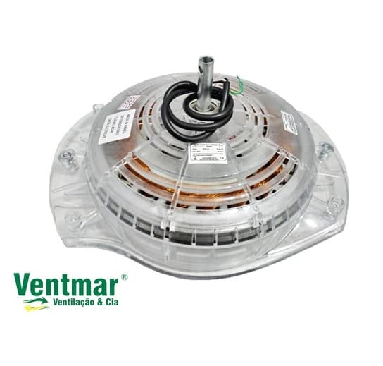 MOTOR P/VENTILADOR DE TETO SPIRIT 203 2PÁS 110V09,0UF CRISTAL - MODELO 2PÁS 203 COM ROSCA P/LUMINÁRIA - foto 1 de 2