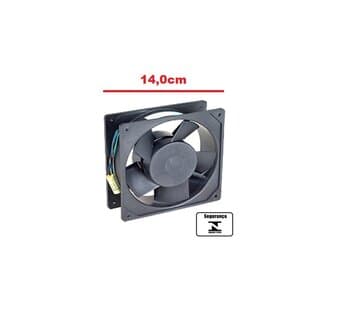 EXAUSTOR DE 16CM MICROVENTILADOR BIVOLTS - COOLER VENTISILVA E14CD CARCAçA DE NYLON 162X162X55MM