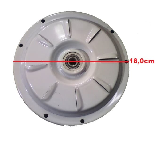 MOTOR P/VENTILADOR DE TETO ALISEU DUO SMART 110V06,0UF AL80-110 90W P/3-PAS - *USAR C/CAP.006,0UF - foto 1 de 4