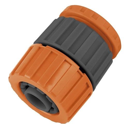 ENGATE P/MANGUEIRA 1/2" C/CONECTOR ADAPTADOR ROSCA 1/2" 3/4" - TRAMONTINA - foto 1 de 2