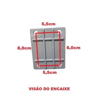 RODA 032MM RODIZIO P/CLIMATIZADOR JOAPE PEDESTAL COPACABANA 660 CASSINO 737 JURÊRÊ 767 GUARUJÁ 770 FORTALEZA 777 -*VENDIDA P/UNIDADE- FIXA C/SUP. 10X8