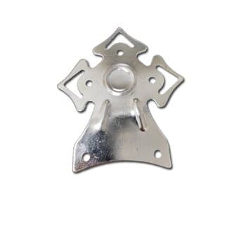 GARRA VENTI-DELTA MOTOR MAIOR - COR CROMADA 3-TRIANGULOS GDE - *VENDIDA P/UNIDADE - 2F/MT-0,0CM 3F/PA-6,0CM - TORNADO/ RIOPRELUSTRES