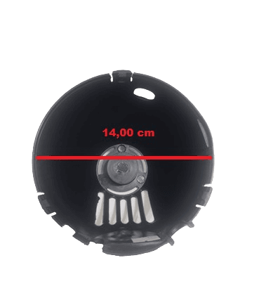 CAPACETE TAMPA CARCAÇA TRASEIRA DO MOTOR VENTILADOR SOLASTER VENEZA 70CM PRETO MOD.ATUAL 2023/2024- SEM CHAVE DE VOLTAGEM - foto 1 de 3