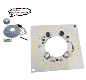 PLACA DE LED20W BIV C/DRIVER LUZ BRANCA 6500K - P/LUMINÁRIA VENTILADOR VENTISOL AIRES FÊNIX FLOW PETIT SUNNY VÓRTICE
