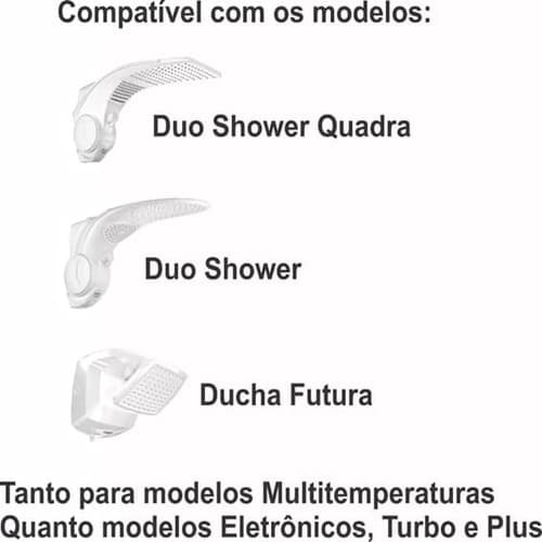 RESISTENCIA CHUVEIRO LORENZETTI 110V 5500W 3060A DUCHA DUO SHOWER/DUO SHOWER QUADRA/ DUCHA FUTURA ELETRÔNICA/ FUTURA MULTITEMPERATURAS - foto 1 de 3