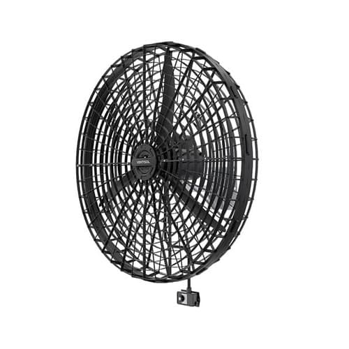 VENTILADOR DE PAREDE 100CM VENTISOL FIXO P/AVIARIO 1-METRO MF-220V08,0UF 1/2CV 1.100RPM VAZAO 18.000M3/H C/CV 3VEL G/PL - VP1M2 PREMIUM INDUSTRIAL