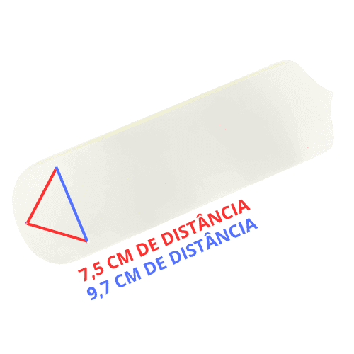PÁ HÉLICE P/VENTILADOR DE TETO TRON ANTIGO GARRA GRANDE - COR BRANCA MDF RETA - VENDIDA P/UNIDADE - MEDIDA L13 X C42CM - foto 1 de 2