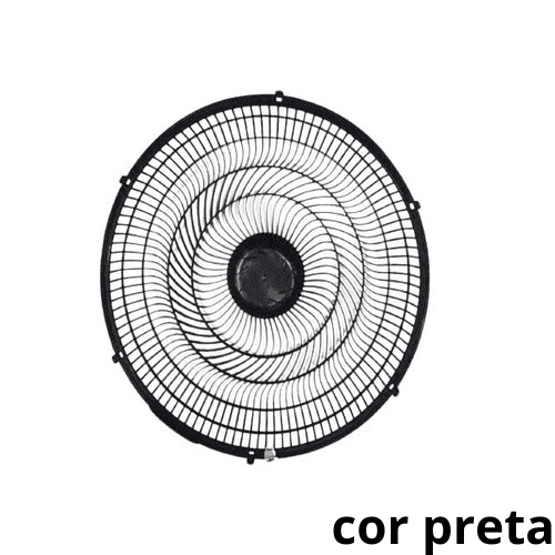 GRADE P/VENTILADOR 40CM ARNO TS40 - PLASTICA COR PRETA - PARTE DIANTEIRA - *VENDIDA P/UNIDADE - foto 1 de 2