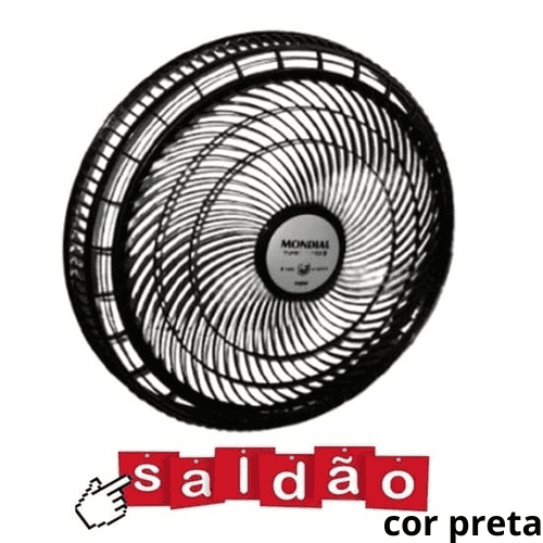 GRADE P/VENTILADOR 40CM MONDIAL NVT-40-8P NVT40 DIANTEIRA PLÁSTICA PRETA C/EMBLEMA -*VENDIDA P/UNIDADE - SALDÃO DE DESMONTE - foto 1 de 3