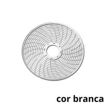 GRADE P/VENTILADOR 50CM DÔMINA PL BRANCA 6 OU 8PÁS COLUNA MESA PAREDE - SERVE P/DIANTEIRA OU TRASEIRA - *VENDIDA P/UNIDADE