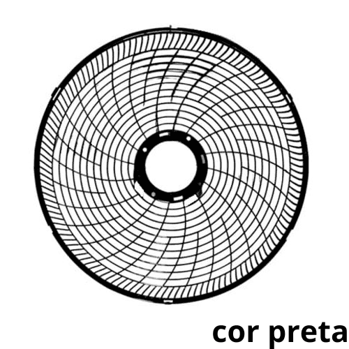 GRADE P/VENTILADOR 50CM DÔMINA PL PRETA 6 OU 8PÁS COLUNA MESA PAREDE - SERVE P/DIANTEIRA OU TRASEIRA - *VENDIDA P/UNIDADE - foto 1 de 3