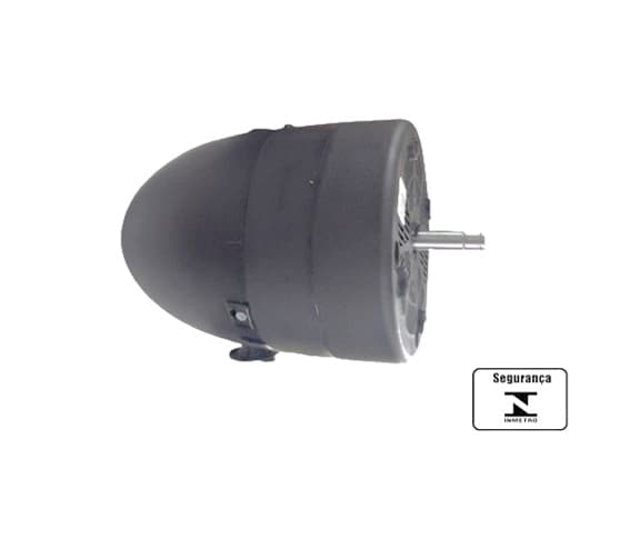 MOTOR P/VENTILADOR SOLASTER GOAR 50CM/60CM/70CM BIV10,0UF PRETO - GOAR70CM ACAPULCO BARCELONA VENEZA PLUS E-12,0MM PML C/TRAVA N/PONTA - foto 1 de 4