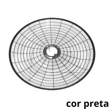 GRADE P/VENTILADOR 60CM CLIMATIZADOR CLIMATTIZE MODELO DIANTEIRA OU TRASEIRA COR PRETA - Q600 NYLON PLASTICA PRETA