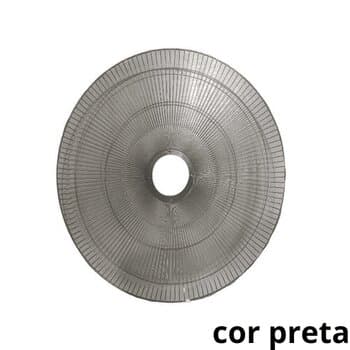 GRADE P/VENTILADOR 60CM VENTI-DELTA PREMIUM/GOLD 146-FIOS - METAL PRETA -*VENDIDA P/UNIDADE - COLUNA/PAREDE - SERVE P/DIANTEIRA OU TRASEIRA