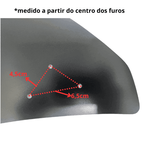 PÁ HÉLICE P/VENTILADOR DE TETO VENTI-DELTA TORNADO - COR PRETA - *VENDIDA P/UNIDADE - foto 1 de 2
