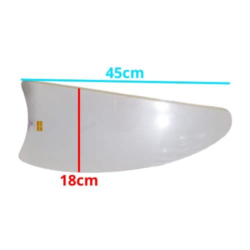 PÁ HÉLICE P/VENTILADOR DE TETO VOLARE VENTAX VENTAX10 - MDF FACÃO RETA IRIS BRANCA -*VENDIDA P/UNIDADE - SEM FURAÇÃO P/GARRA SUPORTE - foto 1 de 2
