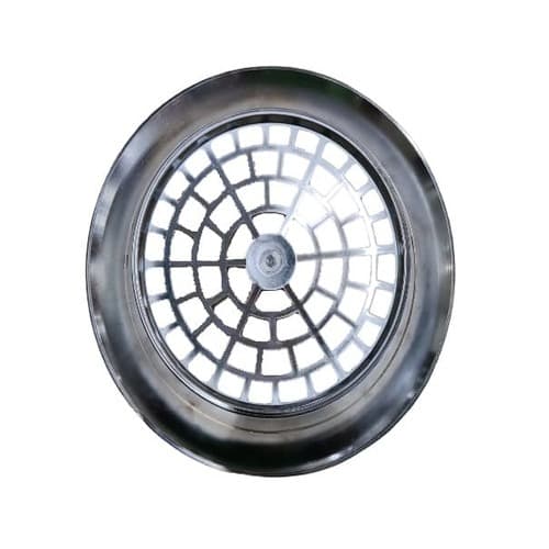 GRADE DE 25CM P/EXAUSTOR LOREN SID 25CM - GRADE PLÁSTICA CROMADA - *VENDIDA P/UNIDADE - foto 1 de 2