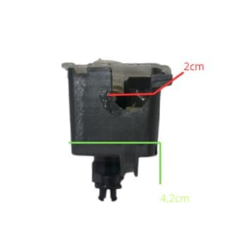 CAIXA DE ENGRENAGENS VENTILADOR VENTI-DELTA 40/50/60CM DELTA FREE 40CM/ VENTURA 50/60CM - SEM PINO PUXADOR/SEM ROSCA SEM FIM - CAIXA DO REDUTOR MONTAD