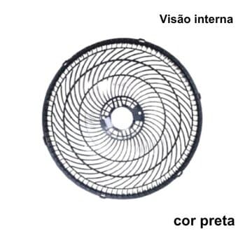 GRADE P/VENTILADOR 30CM VENTISOL TURBO - PLASTICA PRETA TRASEIRA - *VENDIDA P/UNIDADE