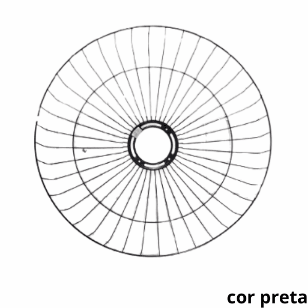 GRADE P/VENTILADOR VENTISOL 60CM METAL 40-FIOS PRETA - COLUNA OU PAREDE - DIANTEIRA OU TRASEIRA - *SALDÃO *VENDIDA P/UNIDADE - foto 1 de 2