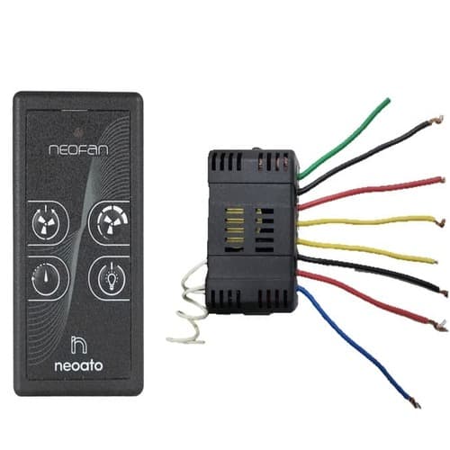 CONTROLE REMOTO DEFAN P/VENTILADOR TETO-CAP.2FIOS - KIT BIV 01-RECEP+TRANSM RF UNIVERSAL - DEVISE VIVATO NEOATO NEOFAN NF3020 - *P/MODELOS ATE 200W - foto 1 de 1