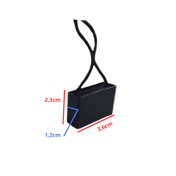 CAPACITOR 000,8UF 2FIOS QD 450VAC - P/VENTILADOR DE TETO / CBB61 010682 - foto 1 de 2