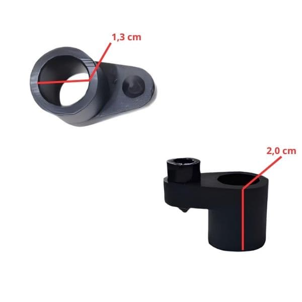 PINO ARTICULADOR BOTINHA DO OSCILANTE P/VENTILADOR VENTISILVA - SINO PLÁSTICO PRETO VENTI50/VCL/VPL - foto 1 de 2