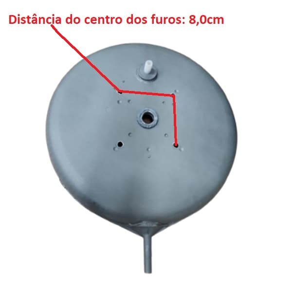 PRATO EVAPORADOR CLIMATIZADOR JOAPE BOB/BOB SUPER JOAPE ANGRA - APENAS O PRATO EVAPORADOR CALOTA COLETORA - PARA MODELO C/MOTOR WEG - foto 1 de 3