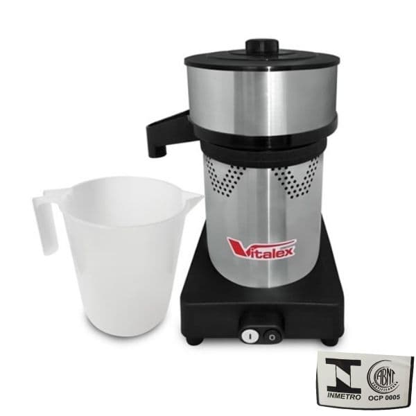 ESPREMEDOR DE SUCO 3GDE VITALEX BIV300-450W10,0UF - EXTRATOR VITA SUPER INOX 1/3CV/HP 1750RPM - CÂMARA INOX COMERCIAL LUXO - foto 1 de 3