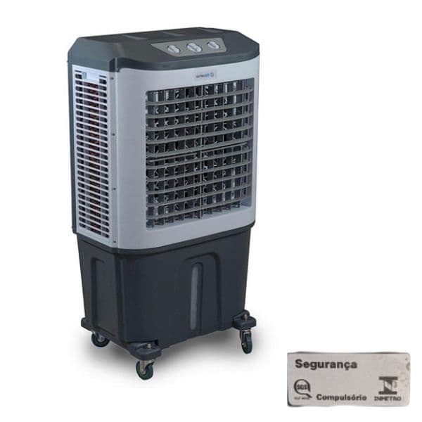 CLIMATIZADOR DE AR 080LT 220V250W ULTRAAR VAZÃO 6000M3/H P/ATÉ-90M2 UMIDIFICADOR PORTÁTIL ULTRA80 PLUS FBOCP-0003 - foto 1 de 4