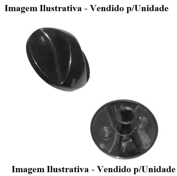 BOTãO MANíPULO ASSADOR ARKE ARNO - PLáSTICO PRETO MP-8,0-P90 - foto 1 de 1