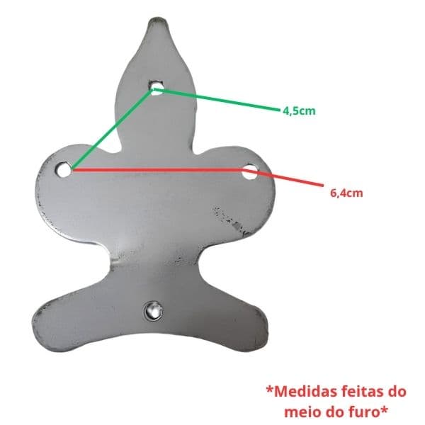 GARRA SUPORTE DAS PÁS VENTILADOR DE TETO PRIMAVERA - COR PRETA - *VENDIDA P/UNIDADE - foto 1 de 2