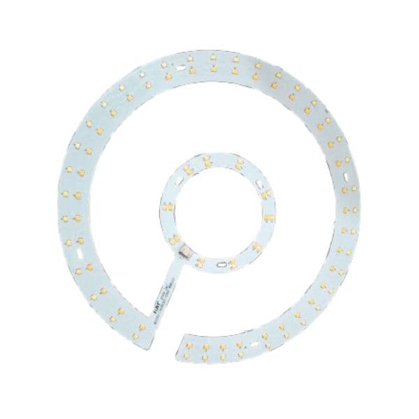 PLACA DE LED P/LUMINÁRIA VENTILADOR ALISEU INSPIRE RETRÁTIL BIV 24+24X1W *SEM DRIVER*- APENAS FITA 96LEDS 3CORES - 272MM-2835-2X2B24C-2X24W JWT-6428 - foto 1 de 2