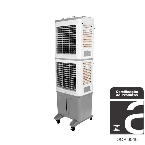 CLIMATIZADOR DE AR 060LT DUPLO 220V300W VENTISOL VAZÃO-09000M3/H ATÉ-070M2 UMIDIFICADOR CLIN60PROD-02 BR/CZ - foto 1 de 7