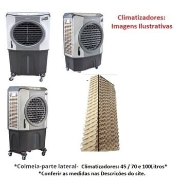 COLMEIA P/CLIMATIZADOR - E05,0X L21,0 X A/C059,0CM LATERAL VENTISOL-CLI45LT CLI70LT CLI100LT PRO MWM-M4500 41LT *VENDIDO P/UNIDADE - PAINEL EVAPORA