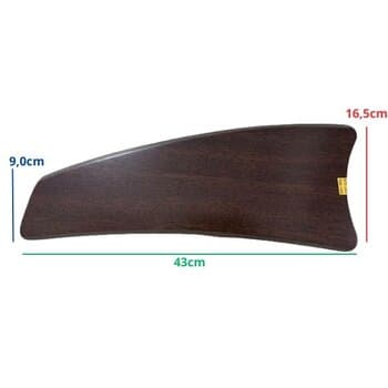 PÁ HÉLICE P/VENTILADOR DE TETO 0FUROS MDF PRIMA BOEING COR TABACO SEM FURAÇÃO SERVE P/VÁRIOS MODELOS - *VENDIDA P/UNIDADE