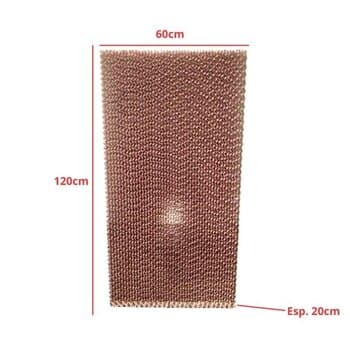 COLMEIA P/CLIMATIZADOR - ESP.20,0CM X L60,0 X A/C120,0CM TRASEIRA ROTOPLAST ROTO140/ ROTOT 140 - PAINEL EVAPORATIVO 12060-20 *VENDIDA P/UNIDADE