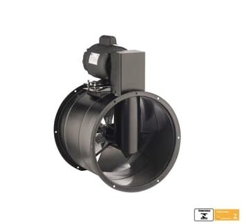 EXAUSTOR DE 30CM GOAR BIV BAIXA ROTAÇÃO-2045RPM ALTA VAZÃO-03000M3/H - SERVIÇO PESADO P/CHURRASQUEIRA COIFAS CABINE DE PINTURA - 1/2CV 85dB C/TRANS