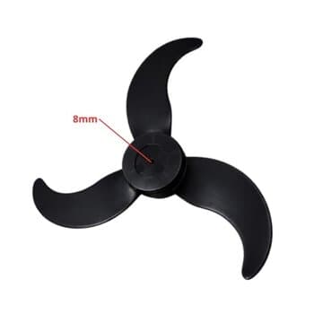 HELICE DE 60CM P/VENTILADOR SOLASTER GOAR ACAPULCO ECO/STANDAR 3PAS PRETA E08,0MM PRD C/TT - SERVE P/CLIMATIZADOR ATENAS FLORIPA